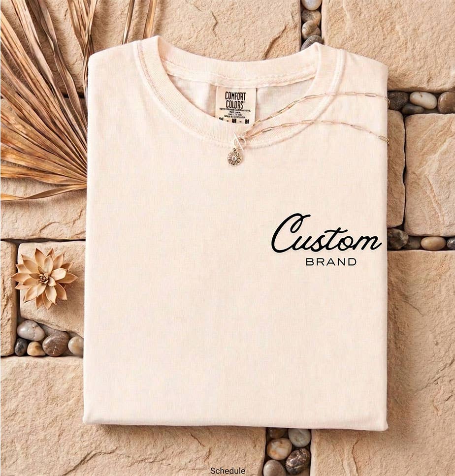 Custom Logo Comfort Colors T-Shirt | Custom Business Shirts