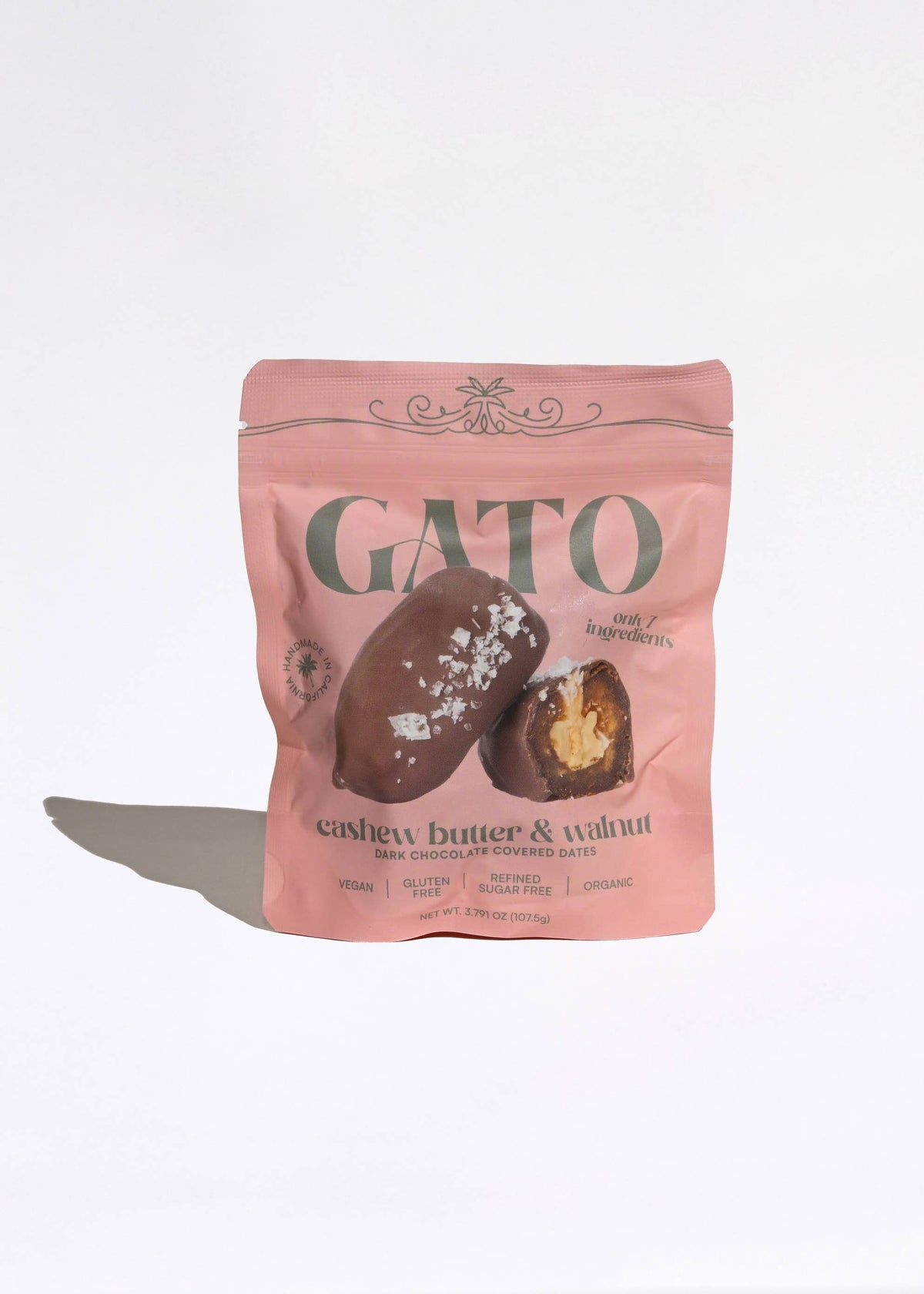 Chocolate Covered Dates with Cashew Butter (3 per pouch)