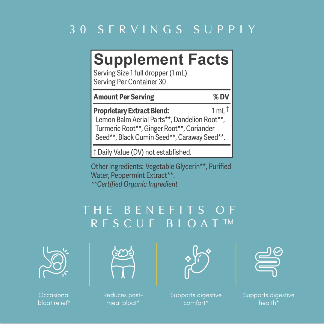 Rescue Bloat™ - bloat & digestive relief herbal drops