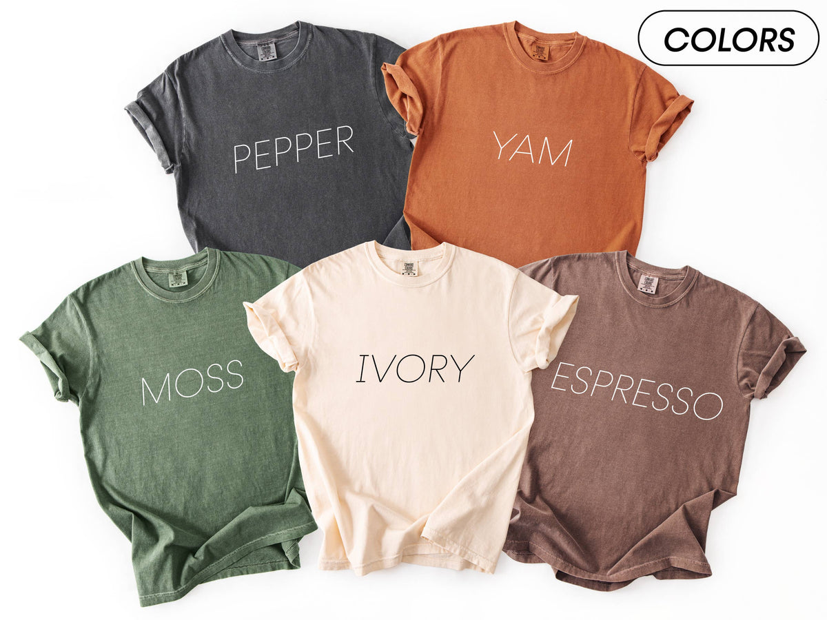 Custom Logo Comfort Colors T-Shirt | Custom Business Shirts