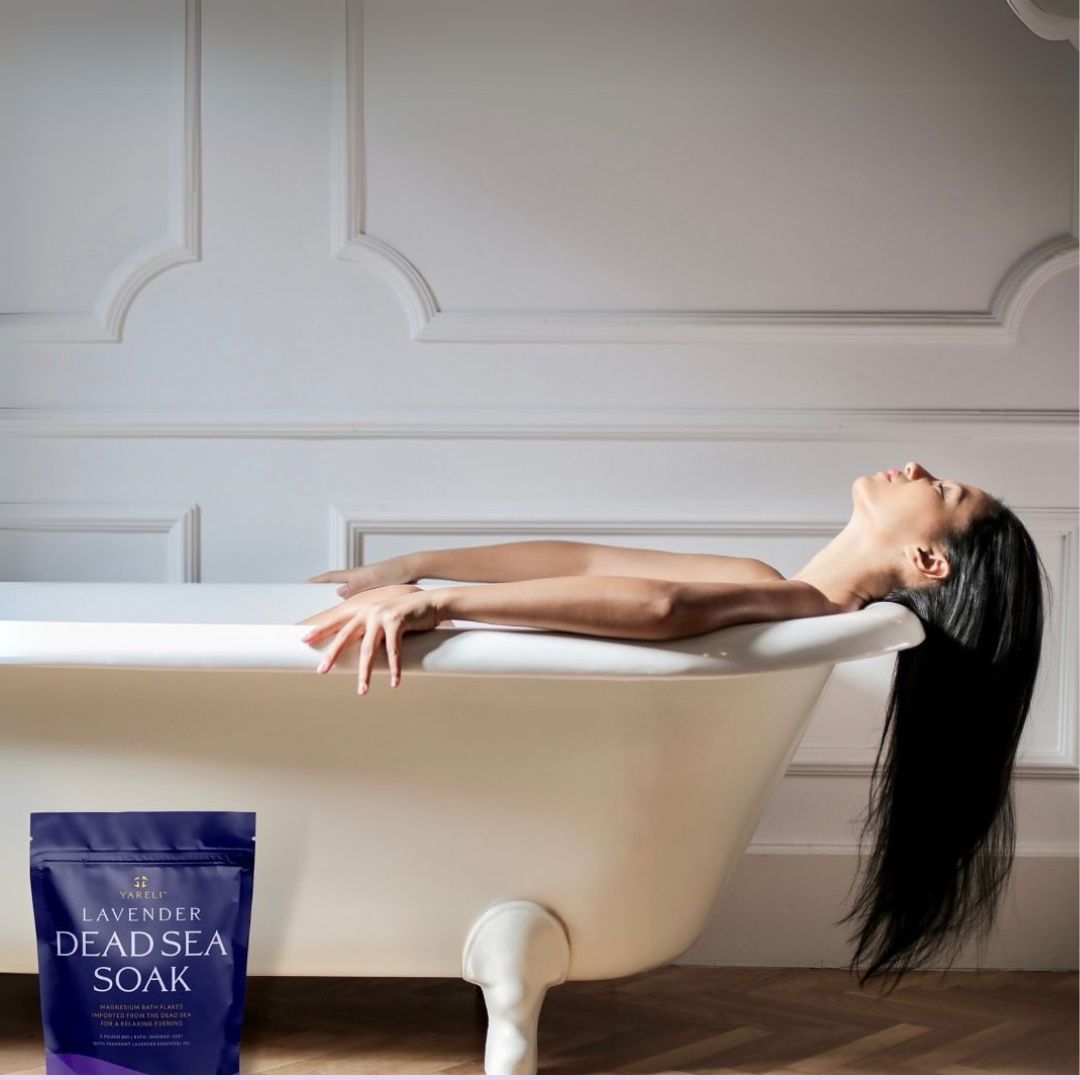 Lavender Dead Sea Salt & Magnesium Bath Soak Flake - 5lb
