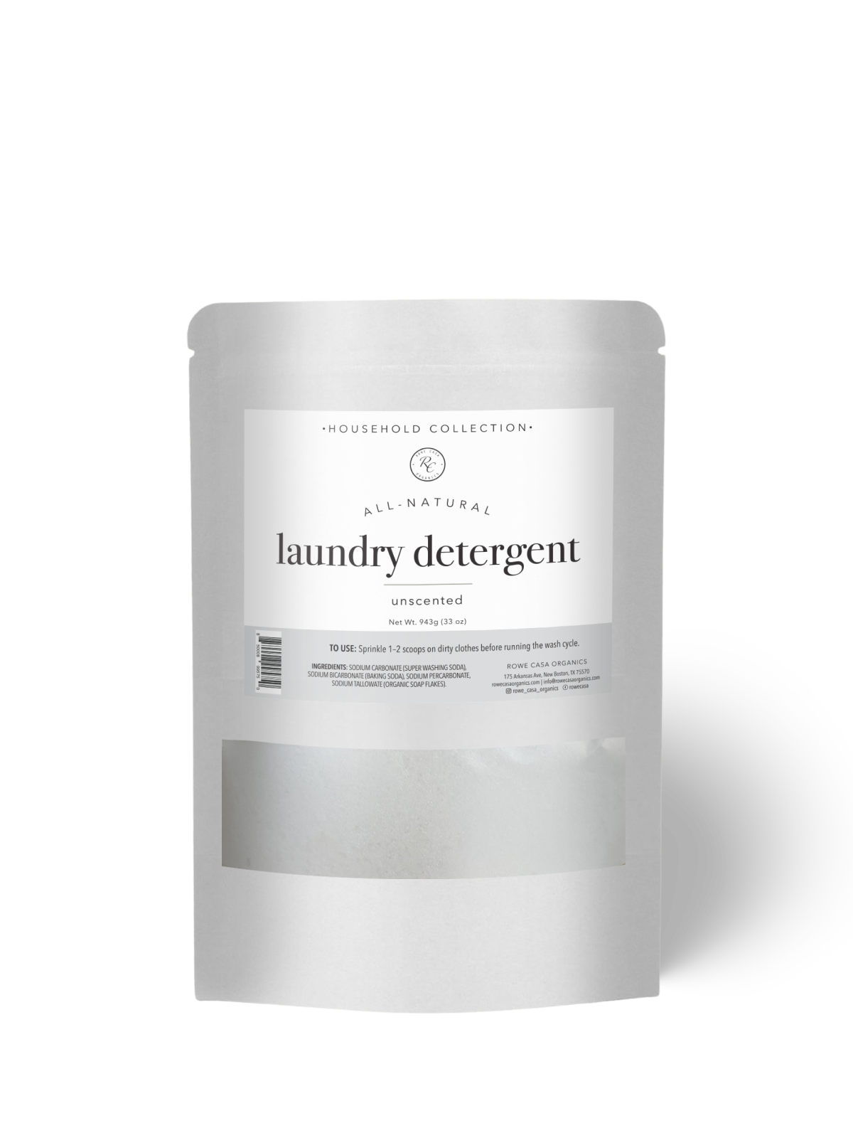 Laundry Detergent | Unscented | 32 oz