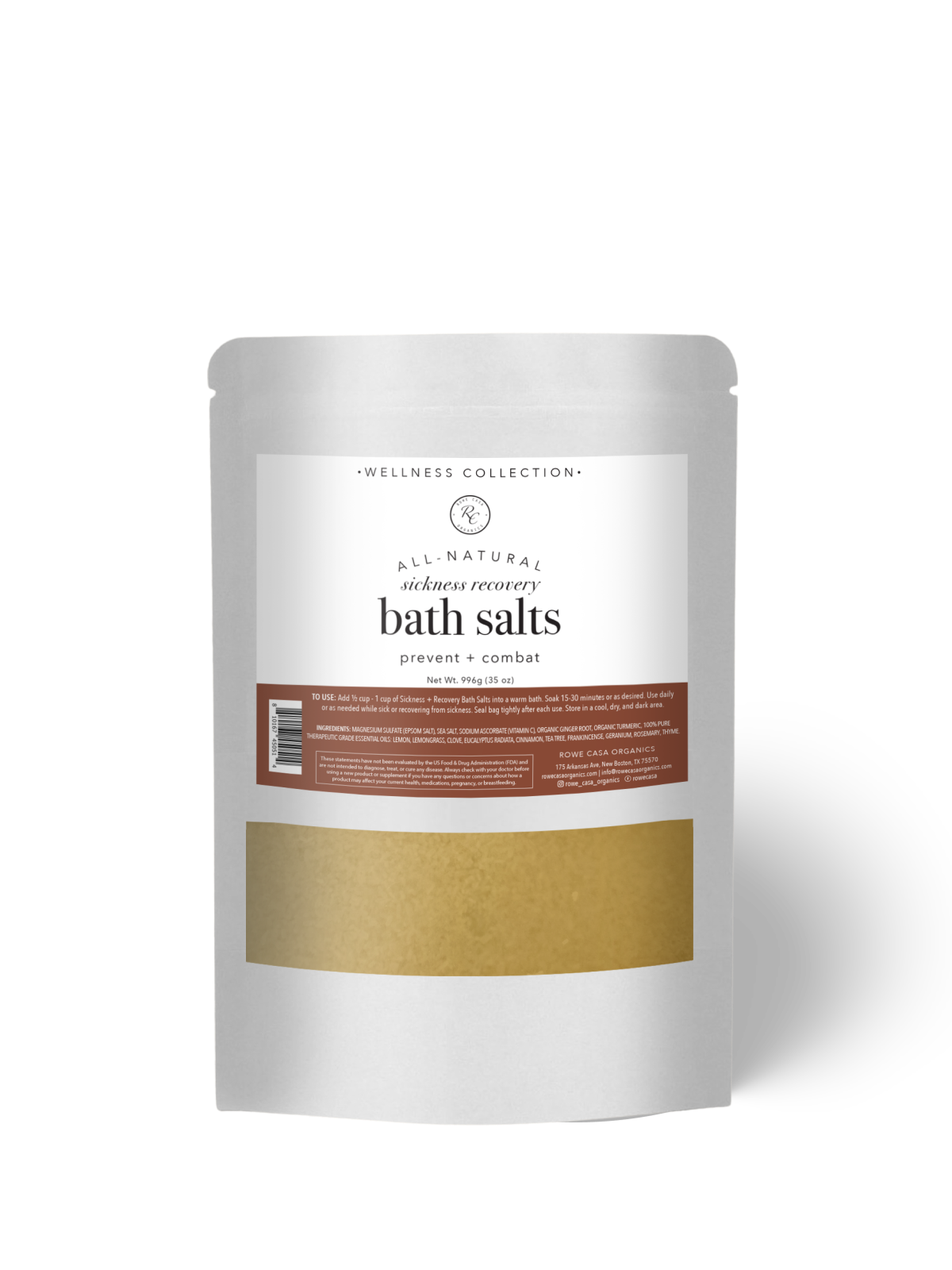 Sickness Recovery Bath Salts | 35 oz