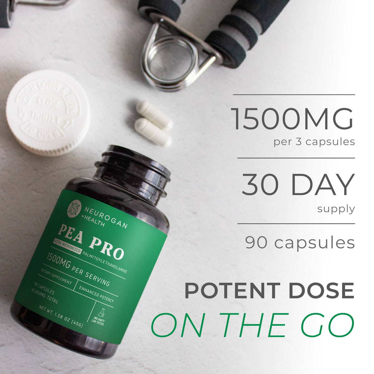 PEA Palmitoylethanolamide Capsules | Brain Health Support