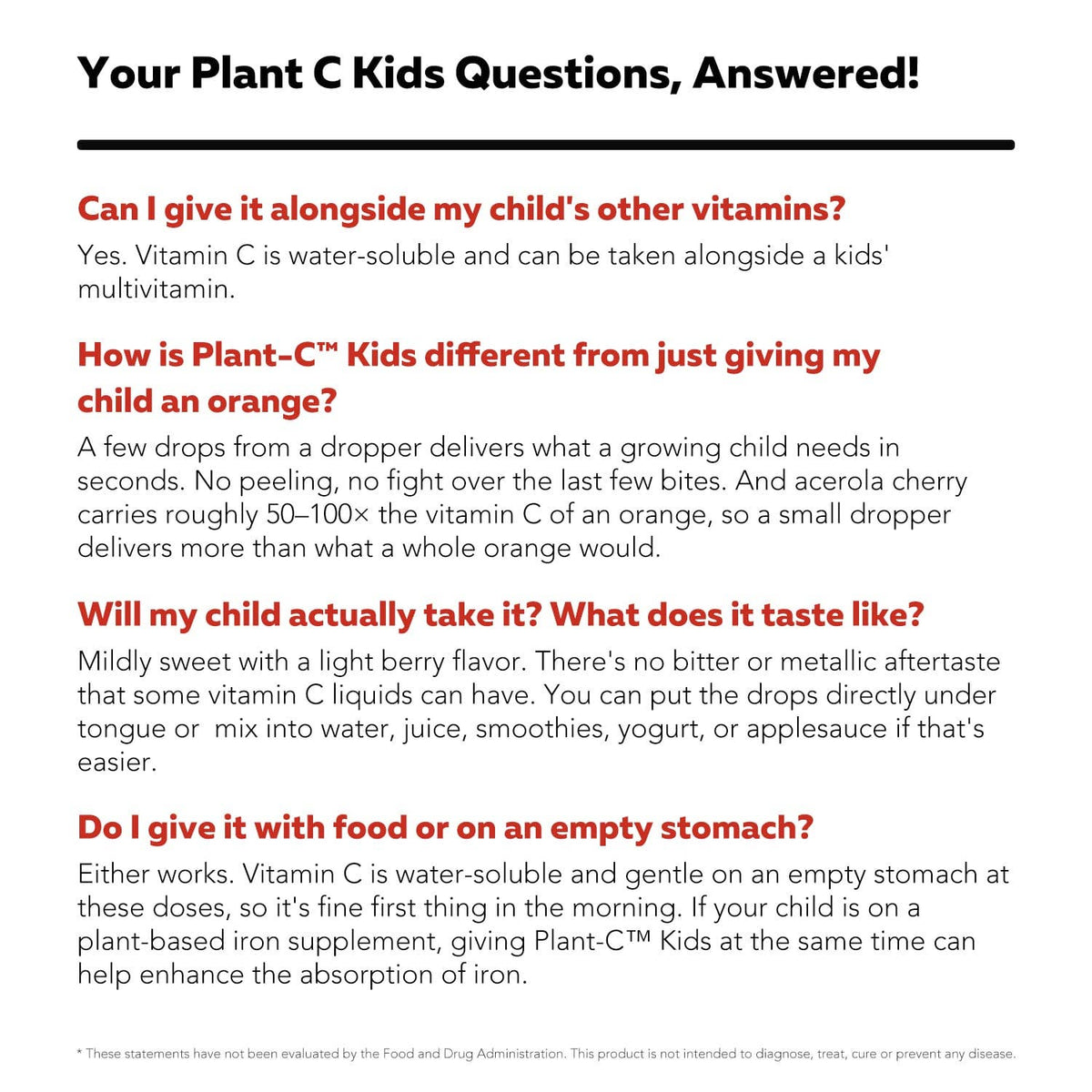 Plant C™ Kids - Whole-Food Vitamin C Liquid Drops