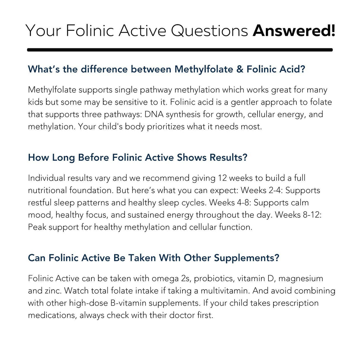 FolinicActive™ Kids Folinic Acid + B12 Drops