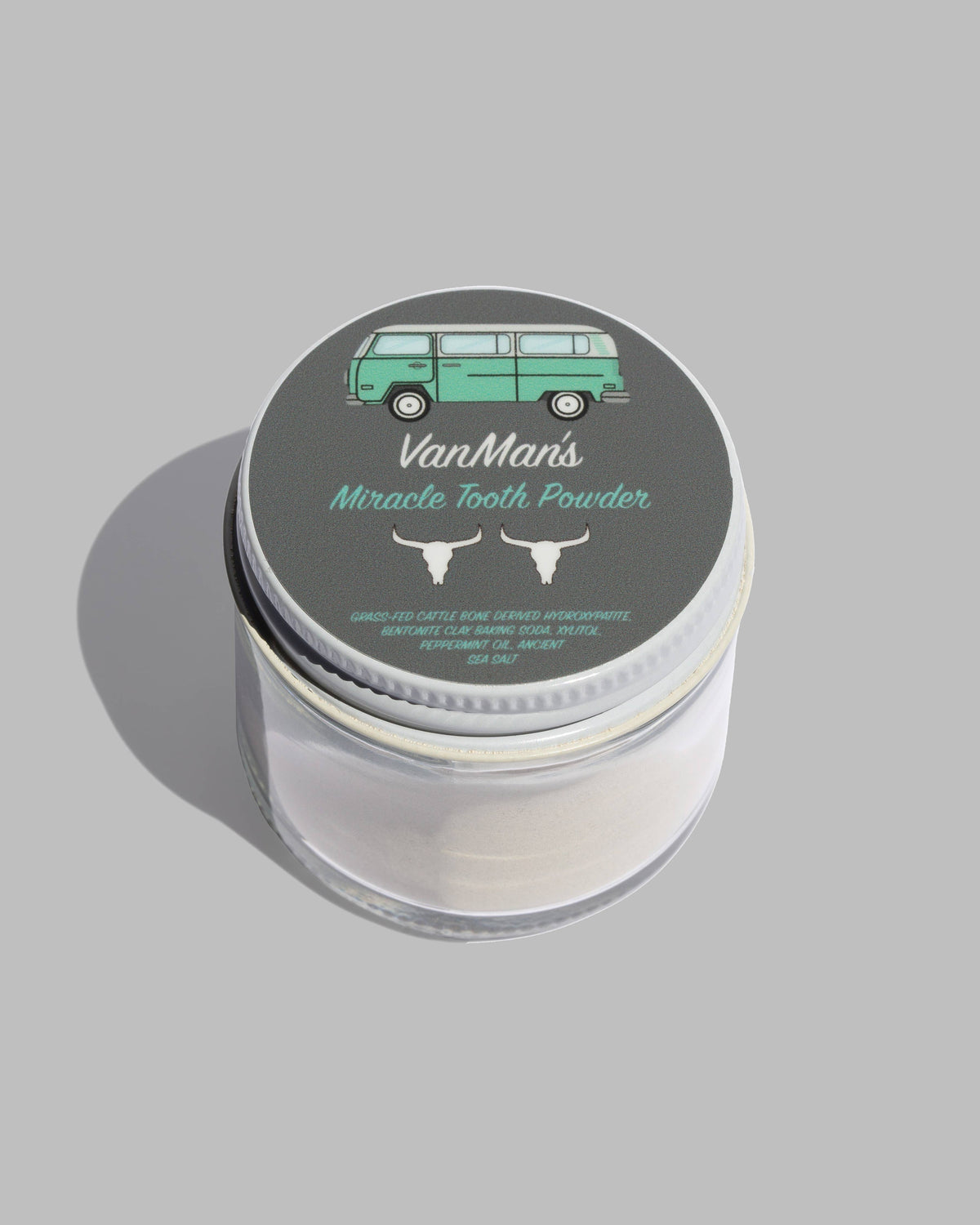 VanMan's Miracle Tooth Powder - Mint-Bone 2 oz