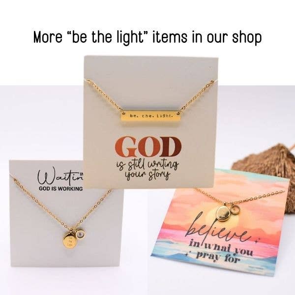 Be The Light Bracelet – Christian Stone Jewelry, faith gift