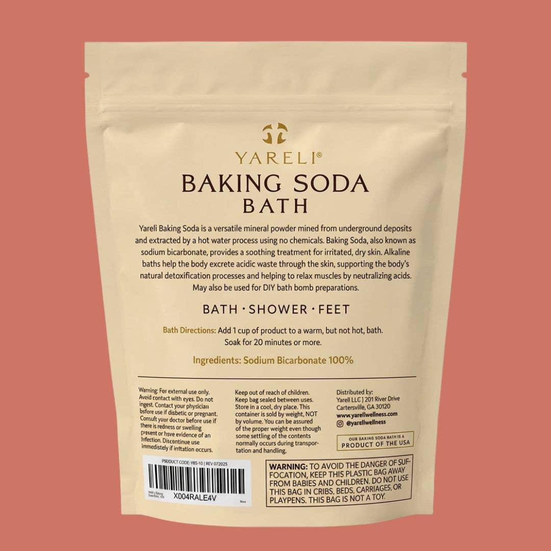 Yareli Baking Soda Bath Soak - Sooth Dry Skin & Relaxation