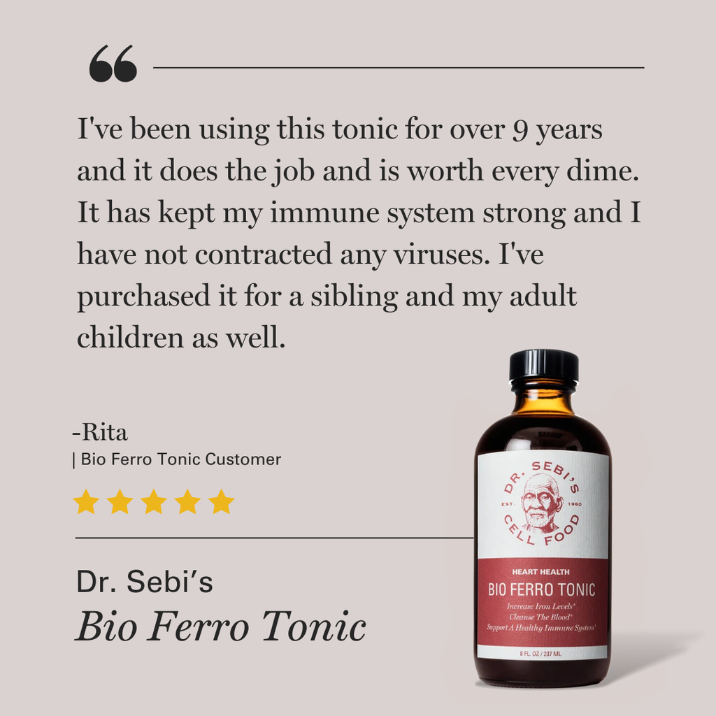 Bio Ferro Tonic - Natural Iron Support
