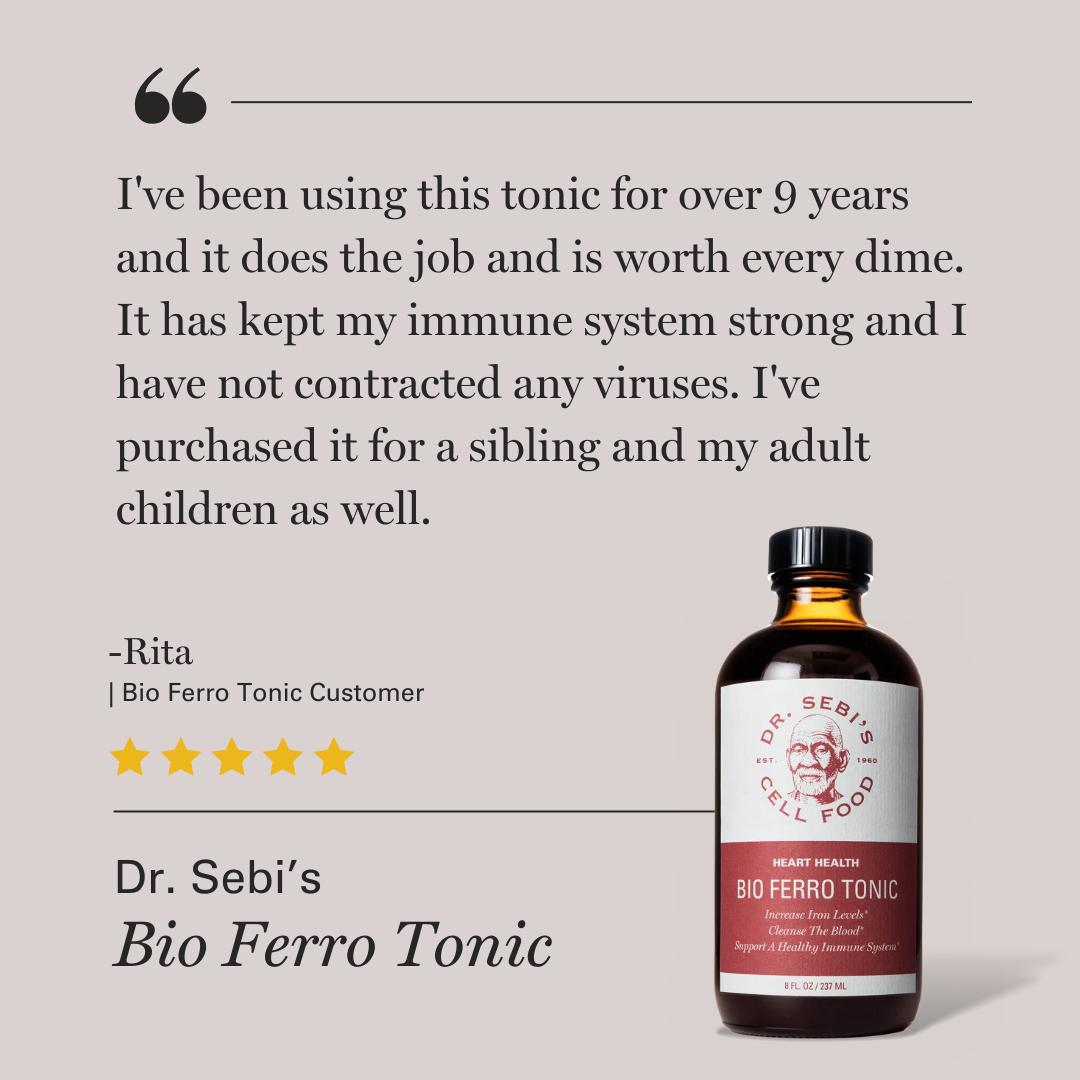 Bio Ferro Tonic - Natural Iron Support