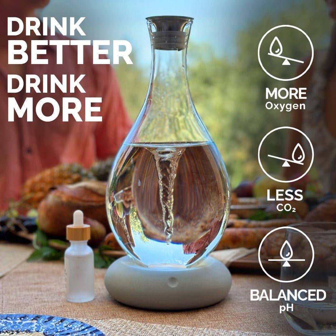 Swirl Structured Water Carafe