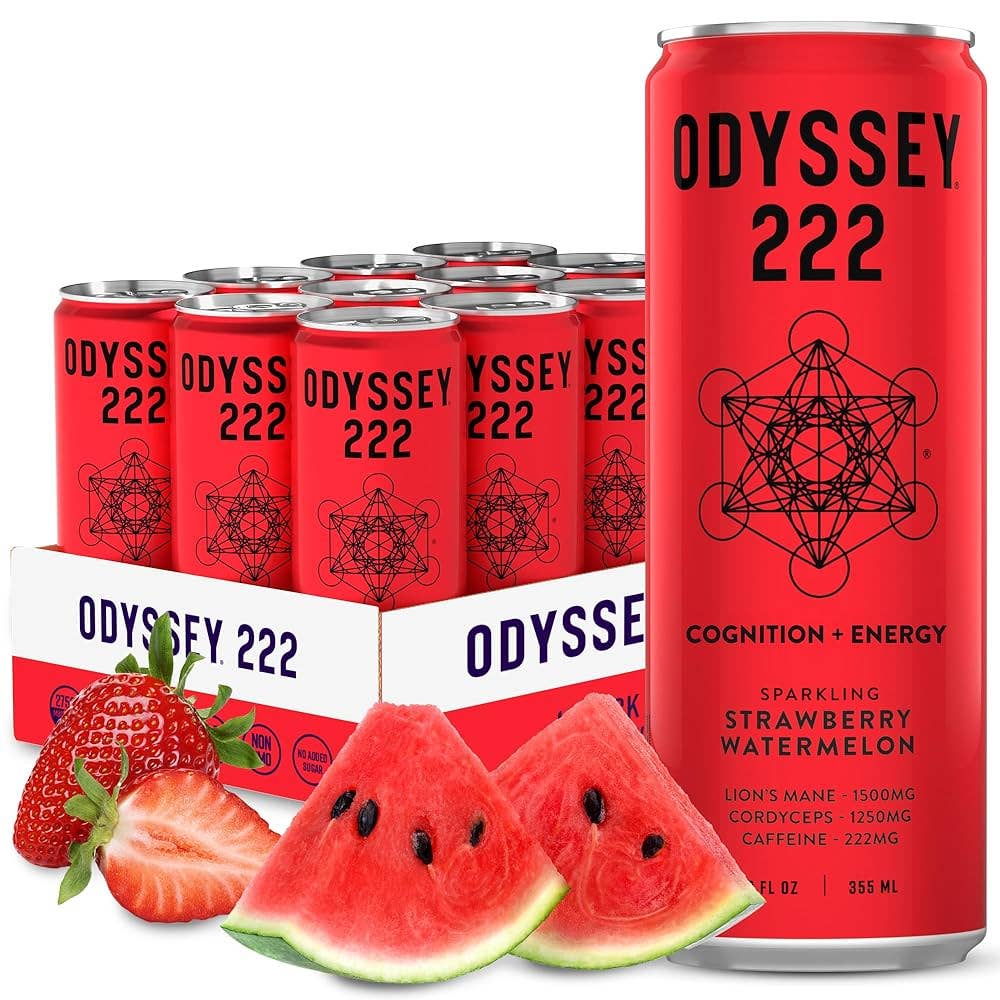 Odyssey Energy Drink Strawberry Watermelon 12/12OZ