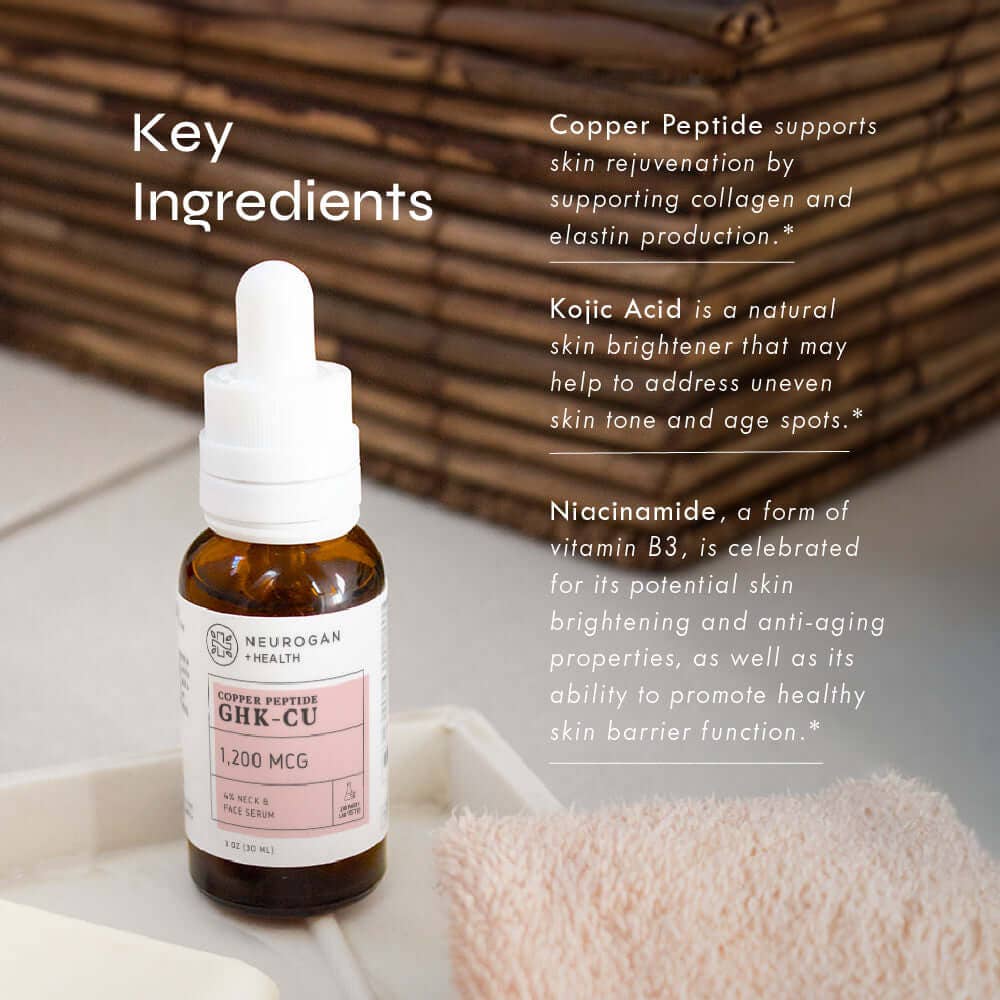 Copper Peptide Face + Neck Serum | GHK CU Skin Firming Serum