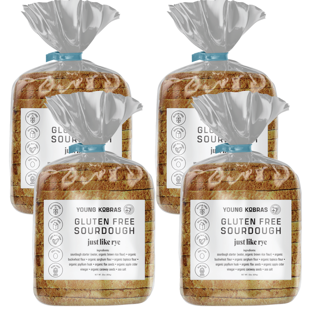 Gluten-Free Sourdough Just Like Rye Loaves