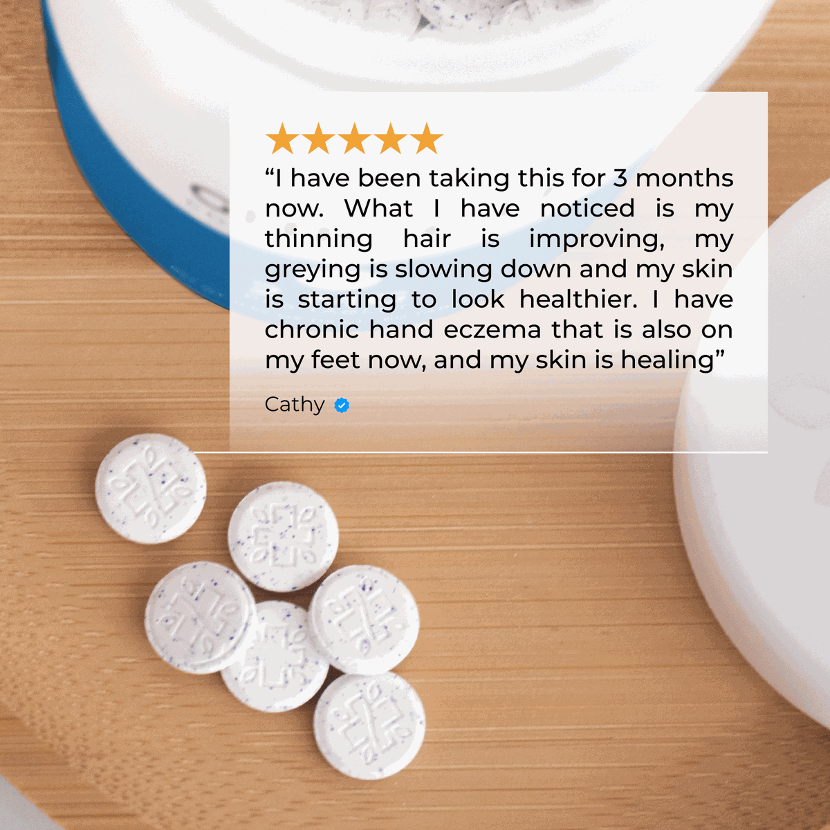Copper Peptide Tablets | GHK CU Collagen Skin + Hair Support