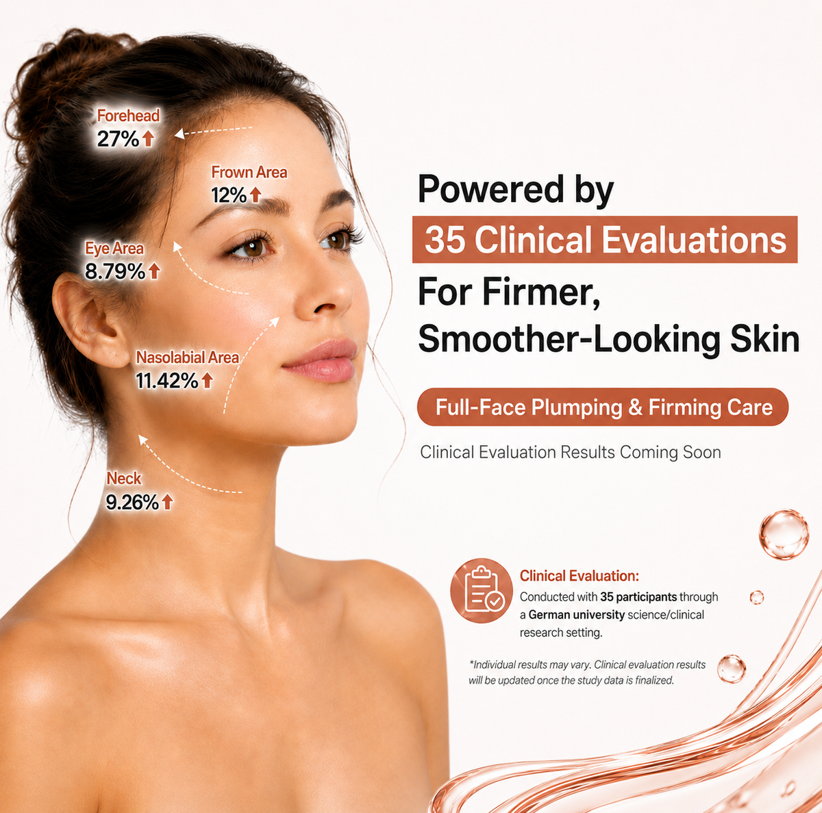 5% Volufiline EGF Silk Peptide Glass Skin Ampoule - Collagen, PDRN, NAD