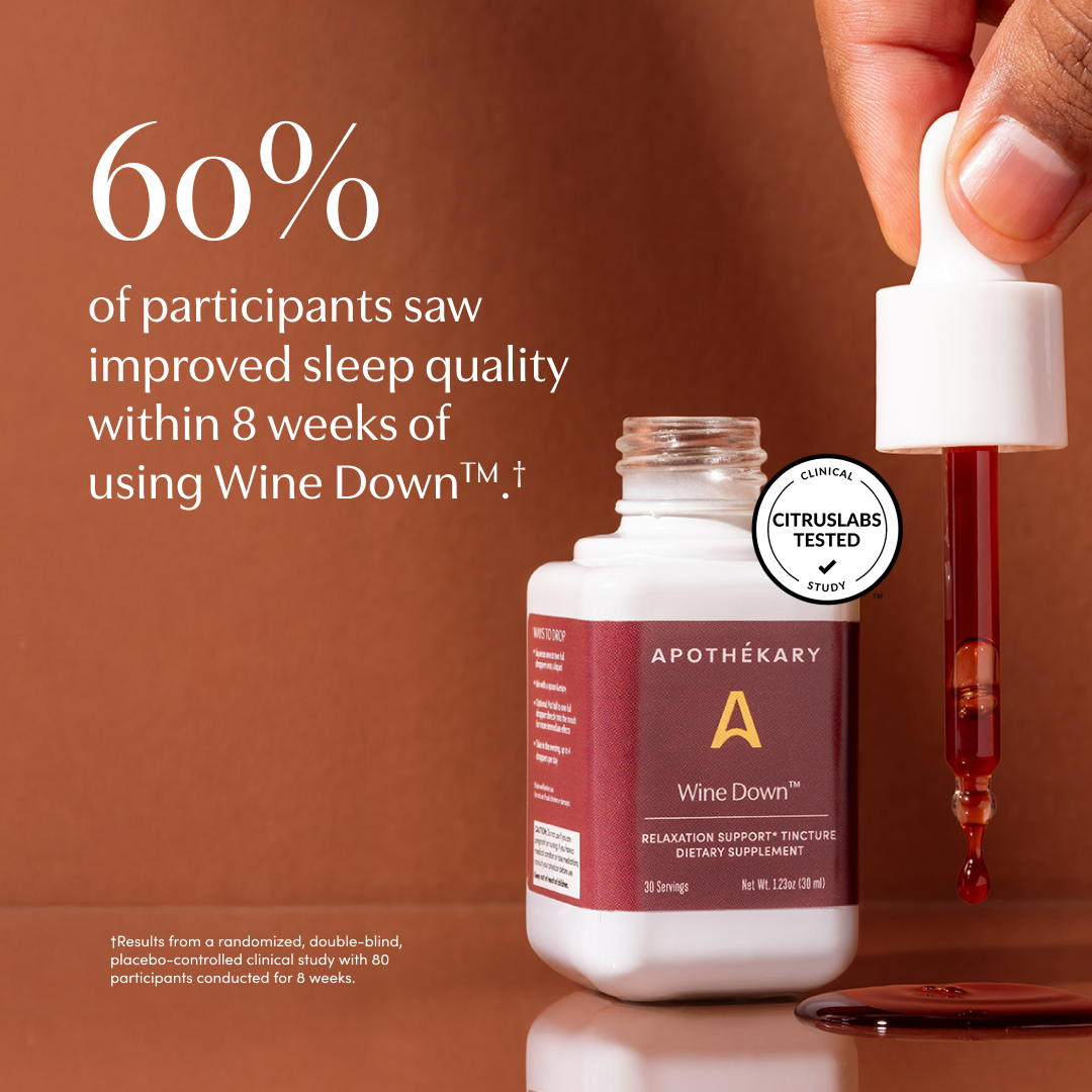 Wine Down™  relaxation & sleep aid herbal drops (large size)