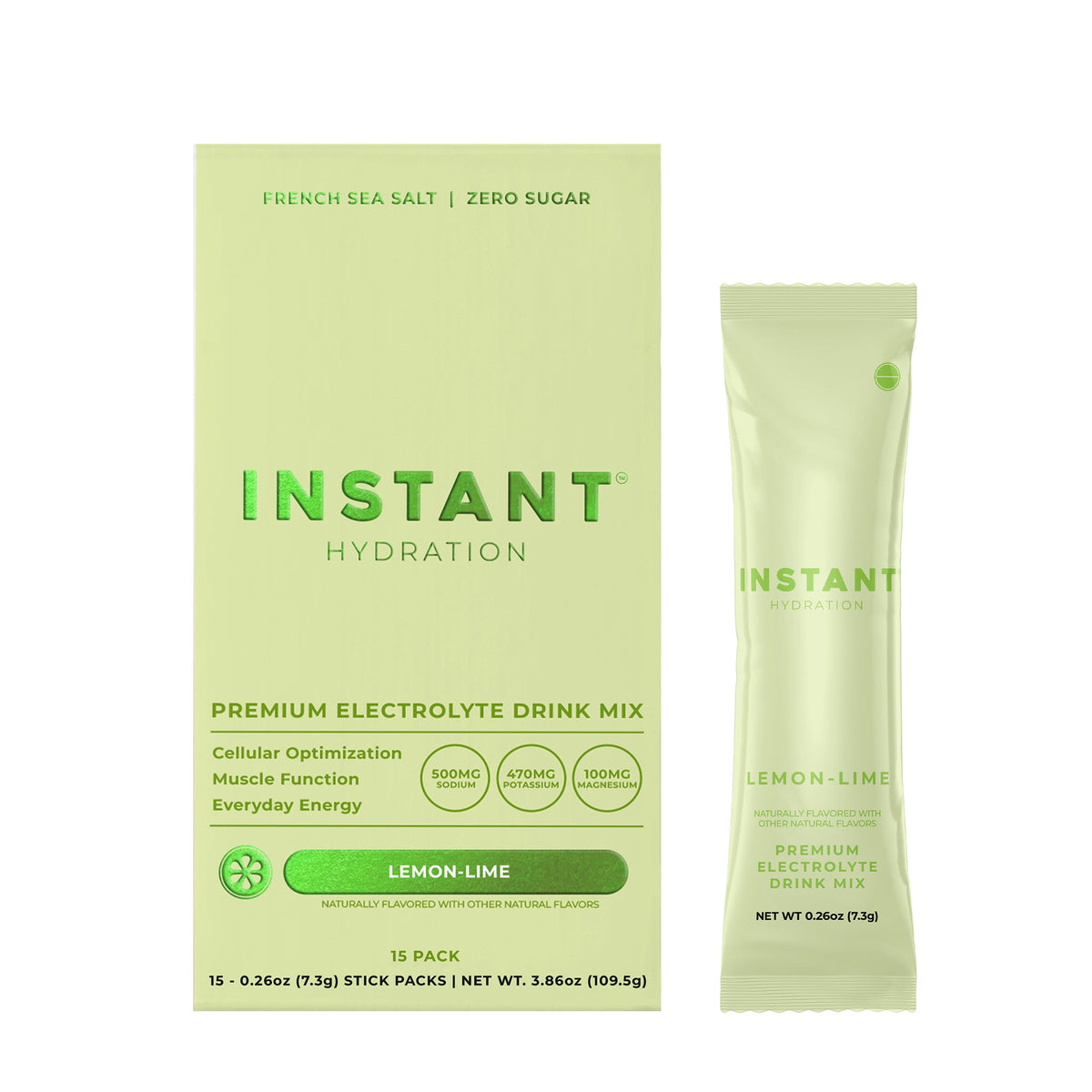 Instant Hydration Premium Electrolyte Drink Mix — 15 Count