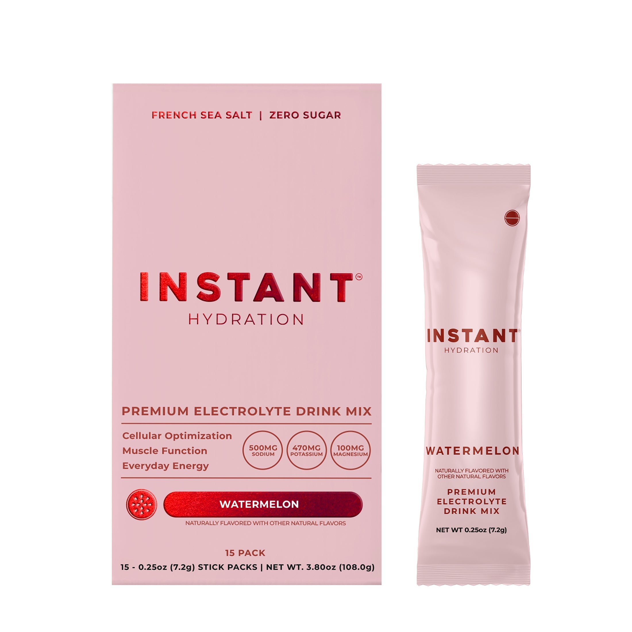 Instant Hydration Premium Electrolyte Drink Mix — 15 Count