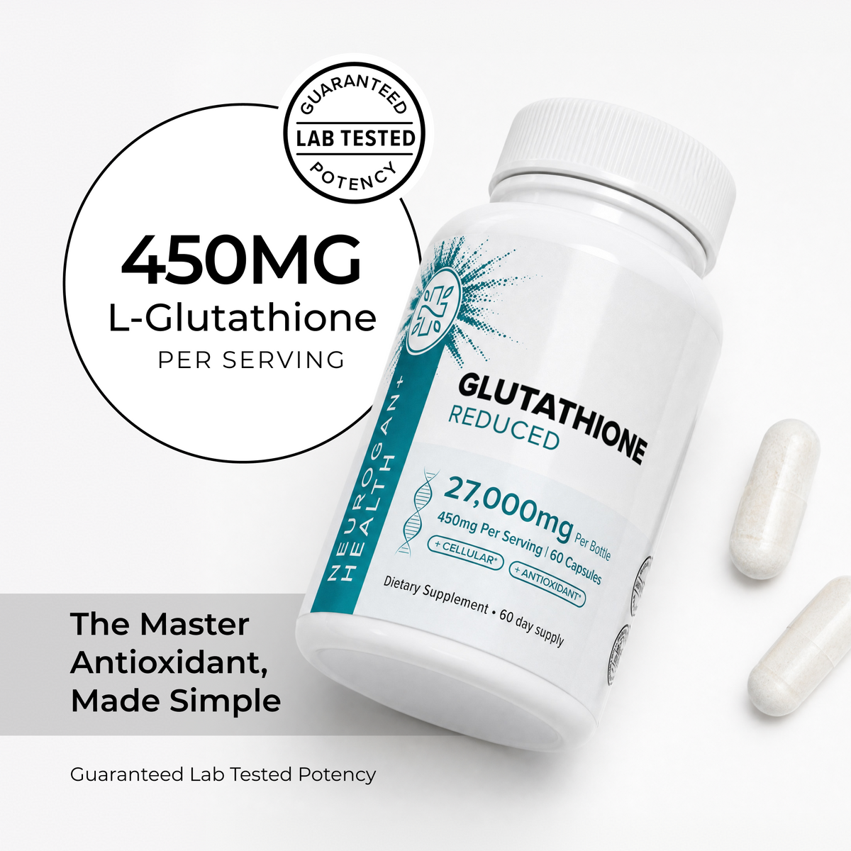 L-Glutathione Capsules 450mg