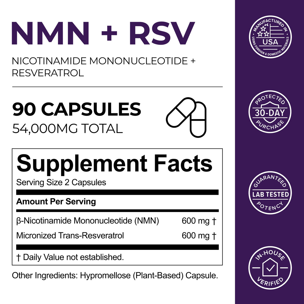 NMN + Resveratrol Capsules