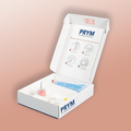 The FemTrack™ at-home women's health monitoring test kit shown with its painless device.