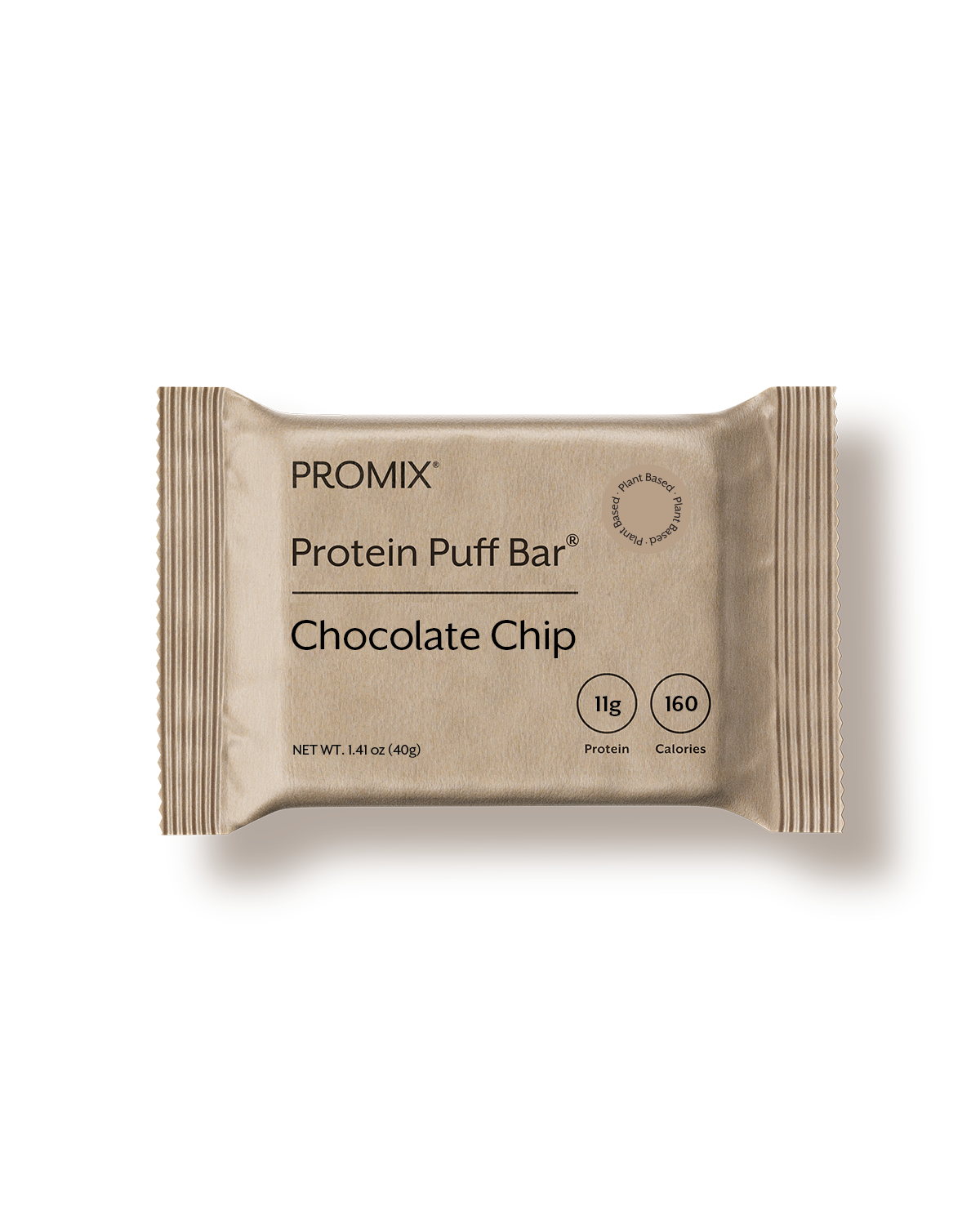 Chocolate Chip Plant Protein Puff Bars product packaging