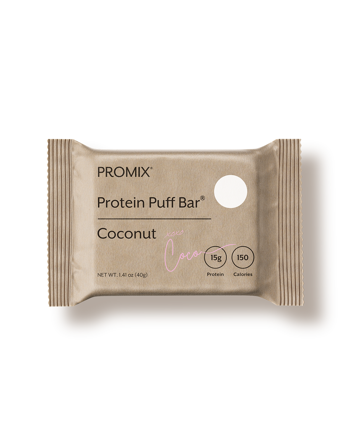 Coconut Protein Puff Bars product packaging