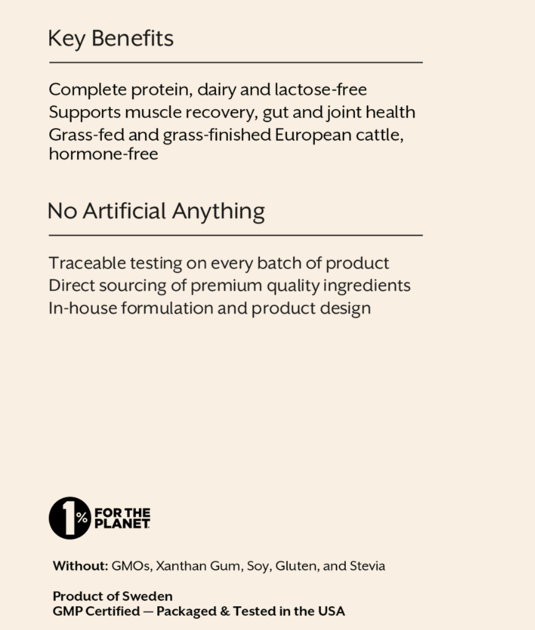 Grass-fed Beef Protein Isolate