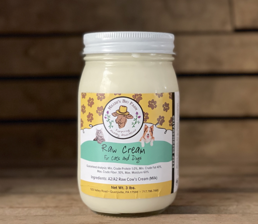 1 pint - Raw A2/A2 Cream (Glass)