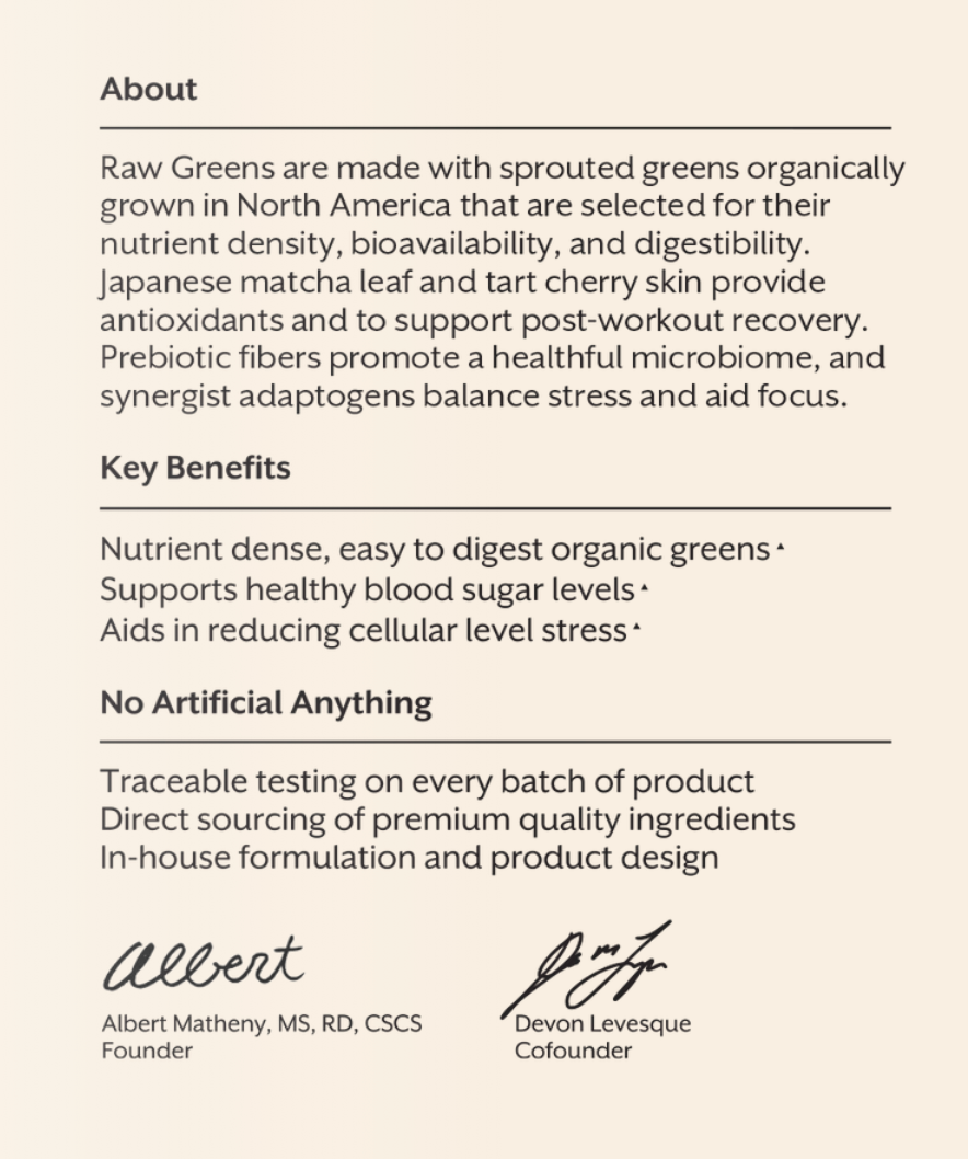 Promix Raw Greens