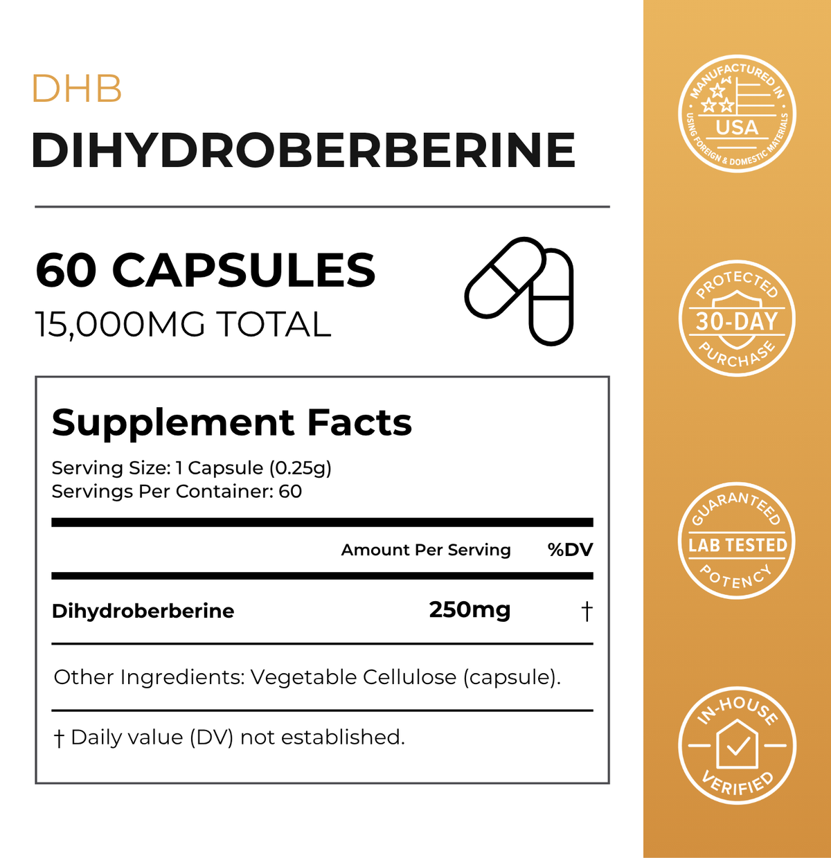 Dihydroberberine Capsules