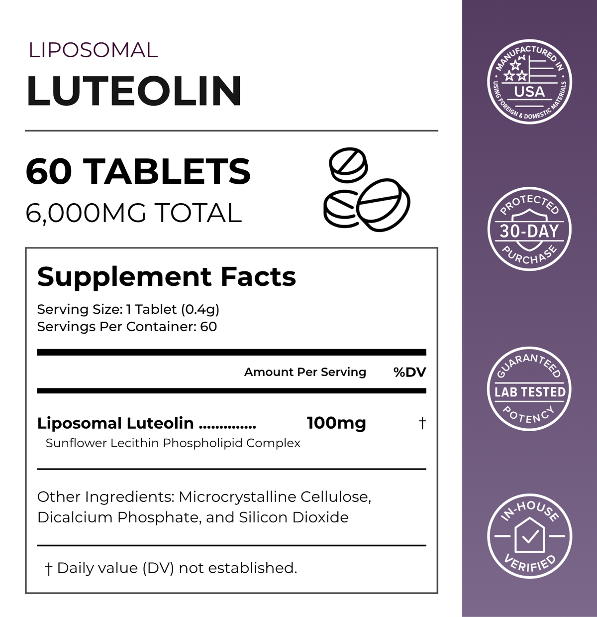 Liposomal Luteolin