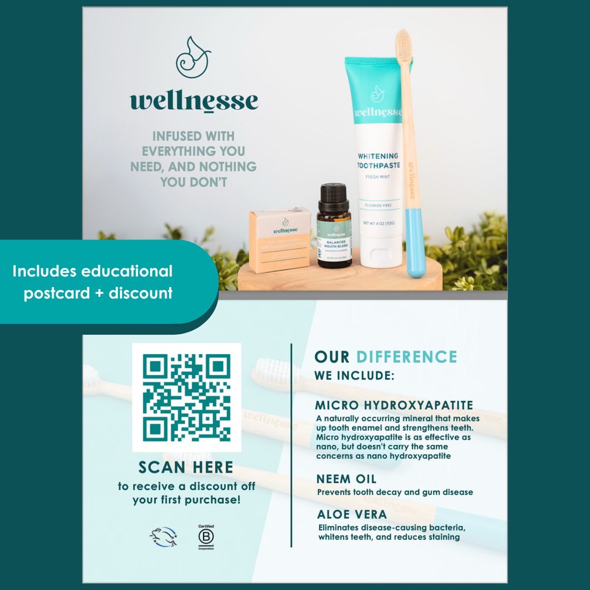 Dental Patient Pack - Fluoride-Free, Natural, Wholesale