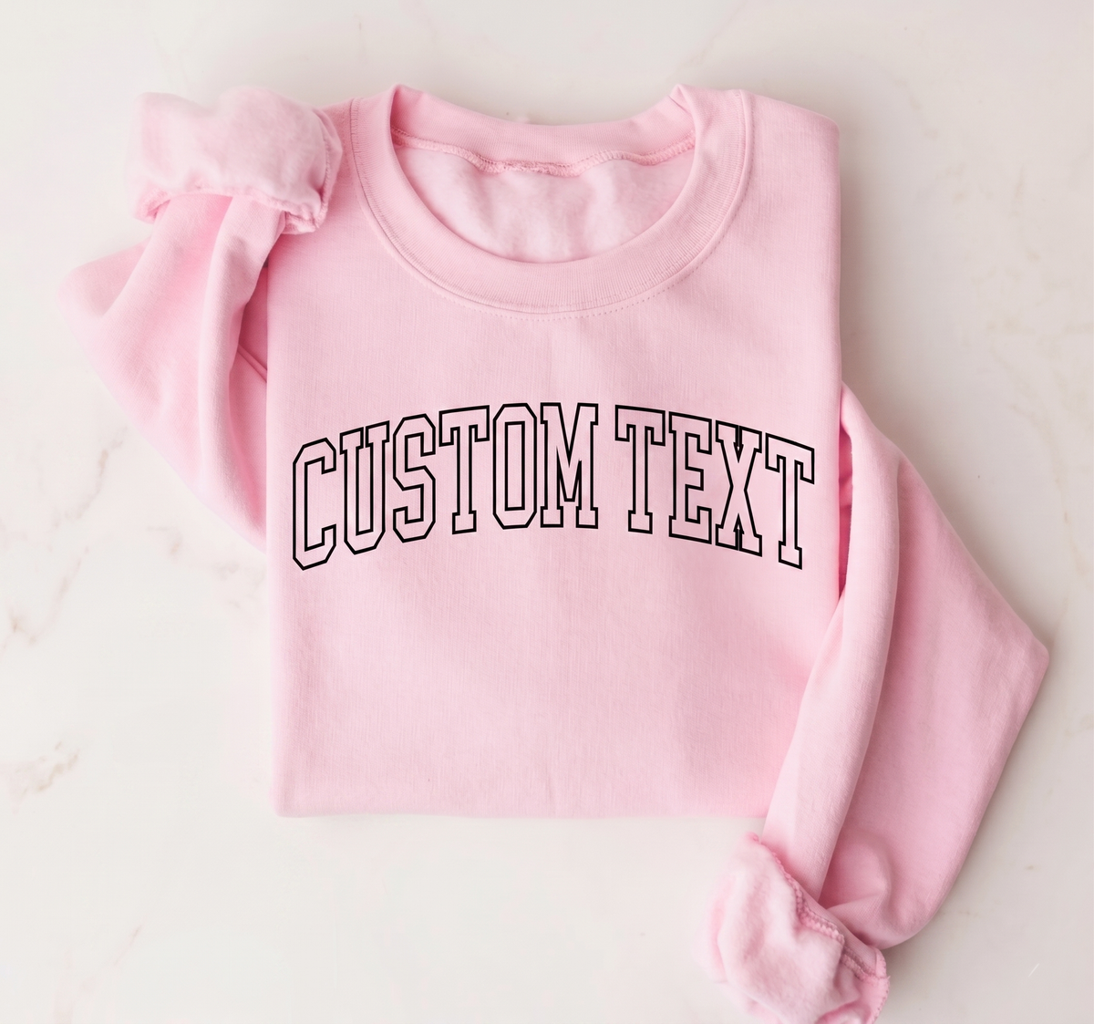 Custom Brand Crewneck Sweatshirt Personalized Logo