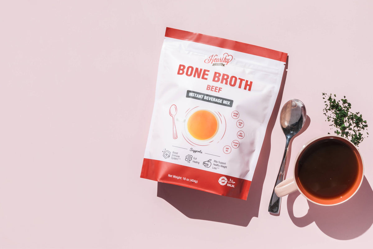 Beef Bone Broth Powder, Halal, Keto, Paleo, Gluten Free