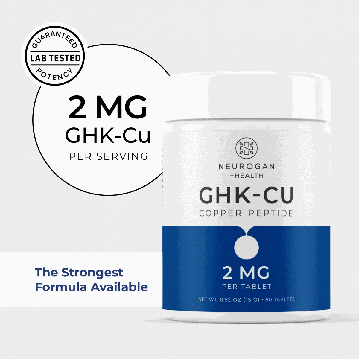 Copper Peptide Tablets | GHK CU Collagen Skin + Hair Support