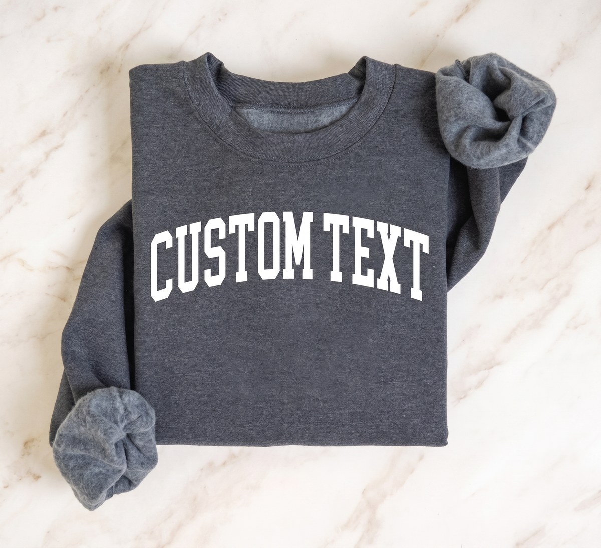 Custom Brand Crewneck Sweatshirt Personalized Logo
