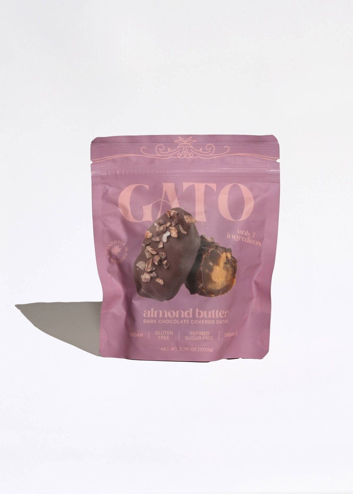 Chocolate Covered Dates with Almond Butter (3 per pouch)