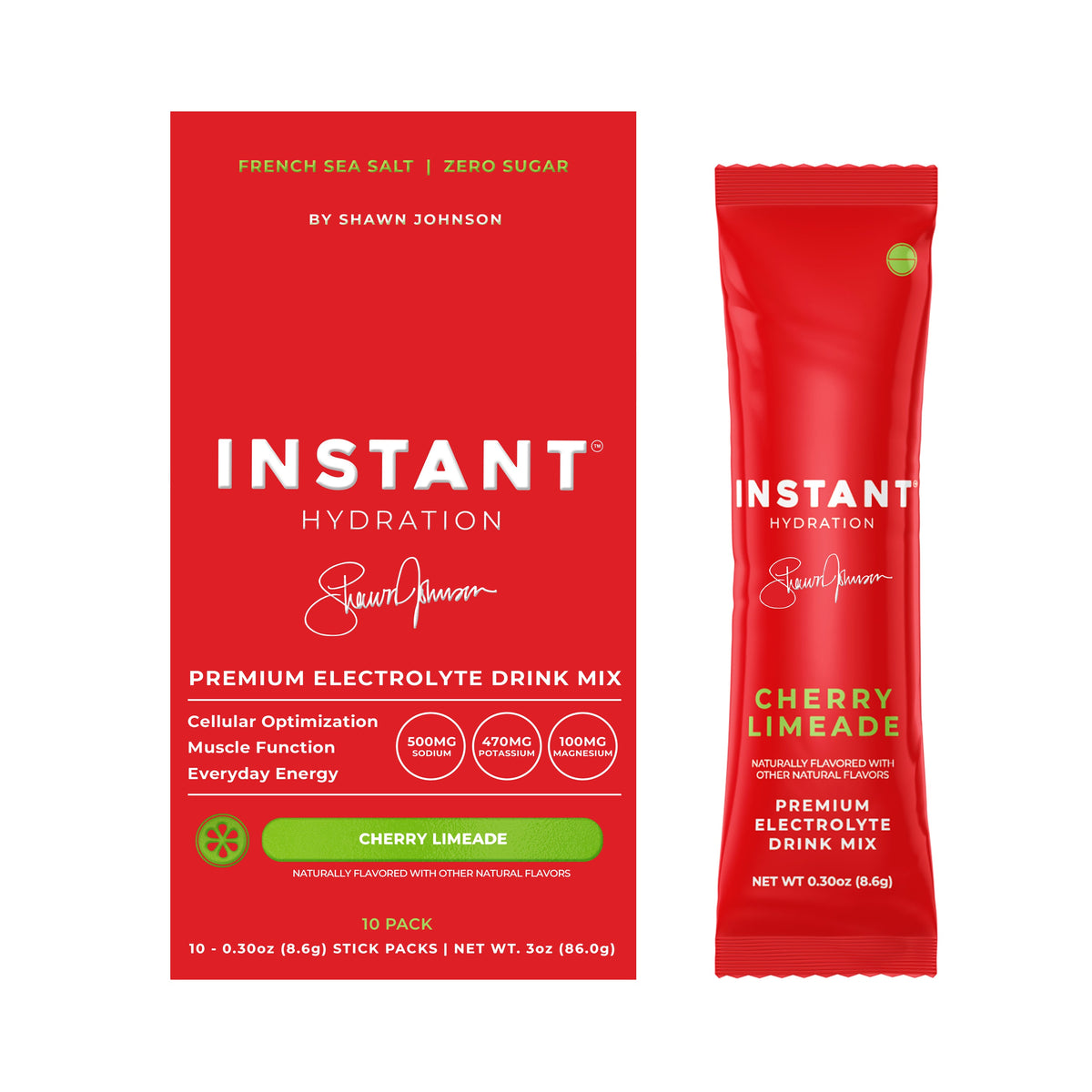 Instant Hydration Premium Electrolyte Drink Mix — 10 Count