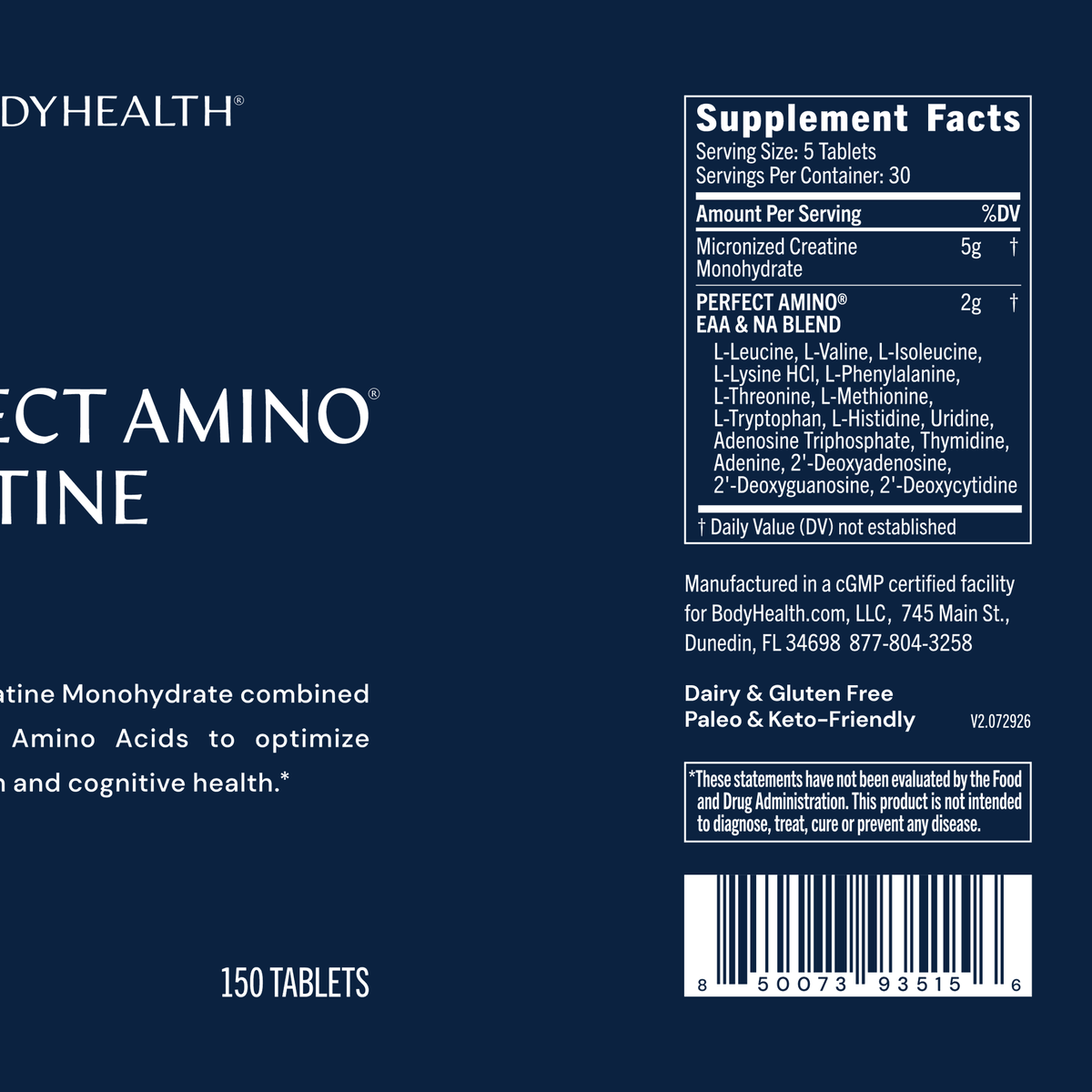 BodyHealth Perfect Amino Creatine