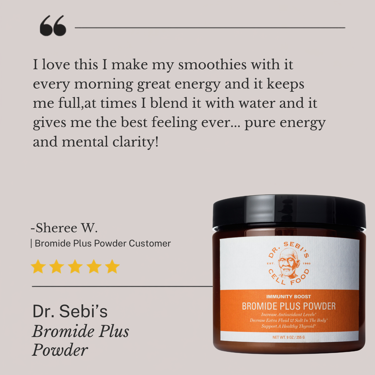 Bromide Plus Powder - Sea Moss Mineral Support