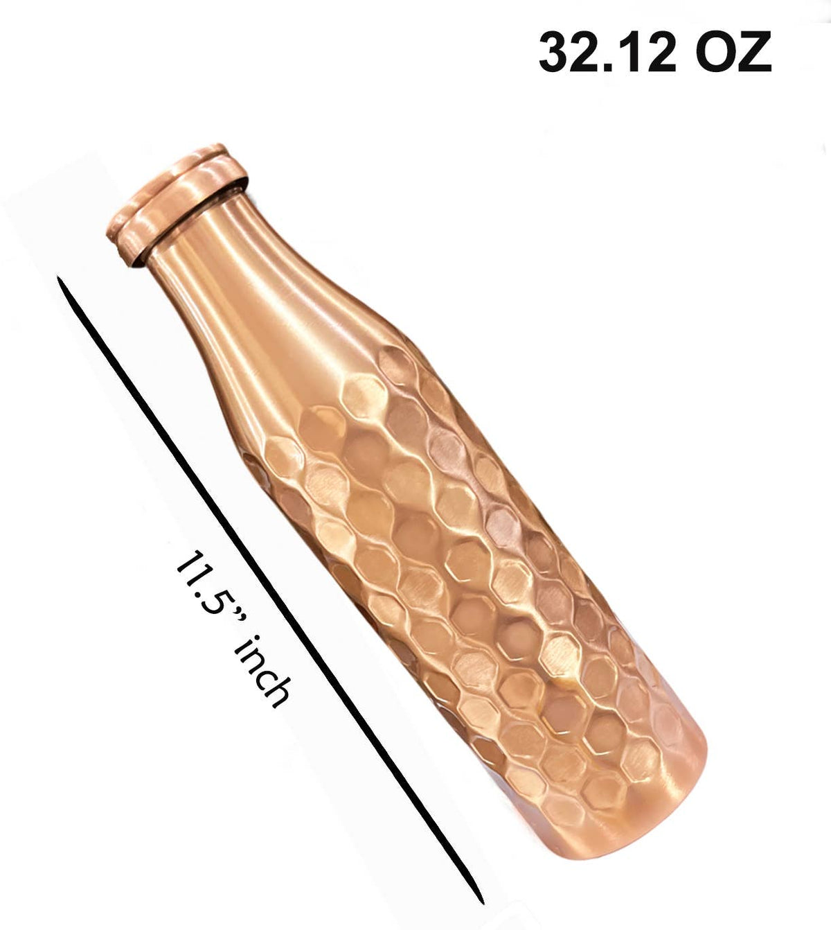 BMC Diamond Copper Water Bottle 32.12 Oz