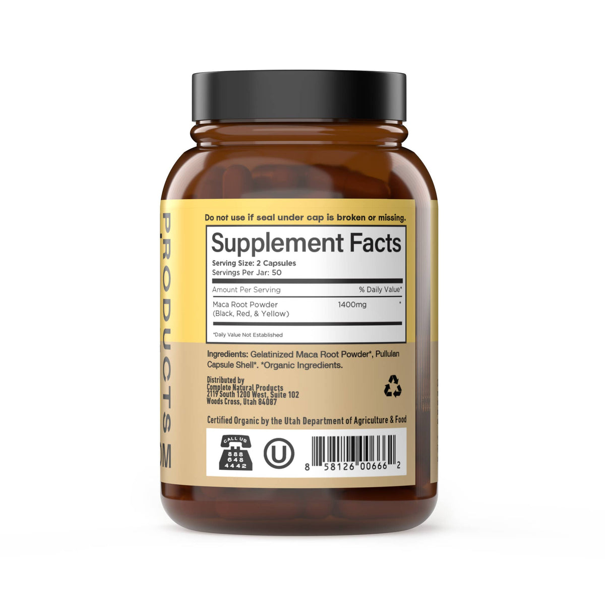 Organic Maca Root Capsules