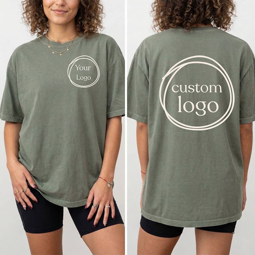 Custom Logo Comfort Colors T-Shirt | Custom Business Shirts