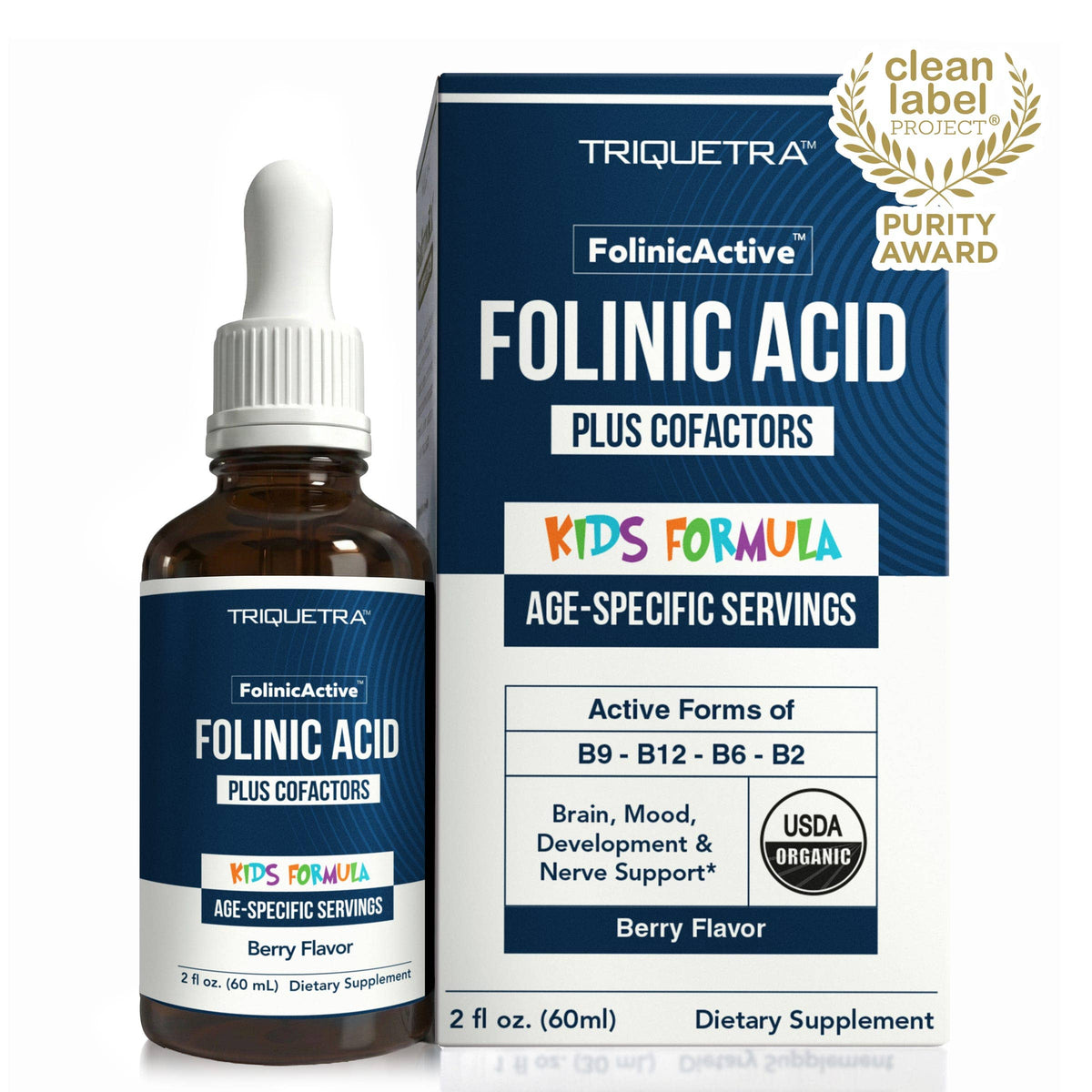 FolinicActive™ Kids Folinic Acid + B12 Drops