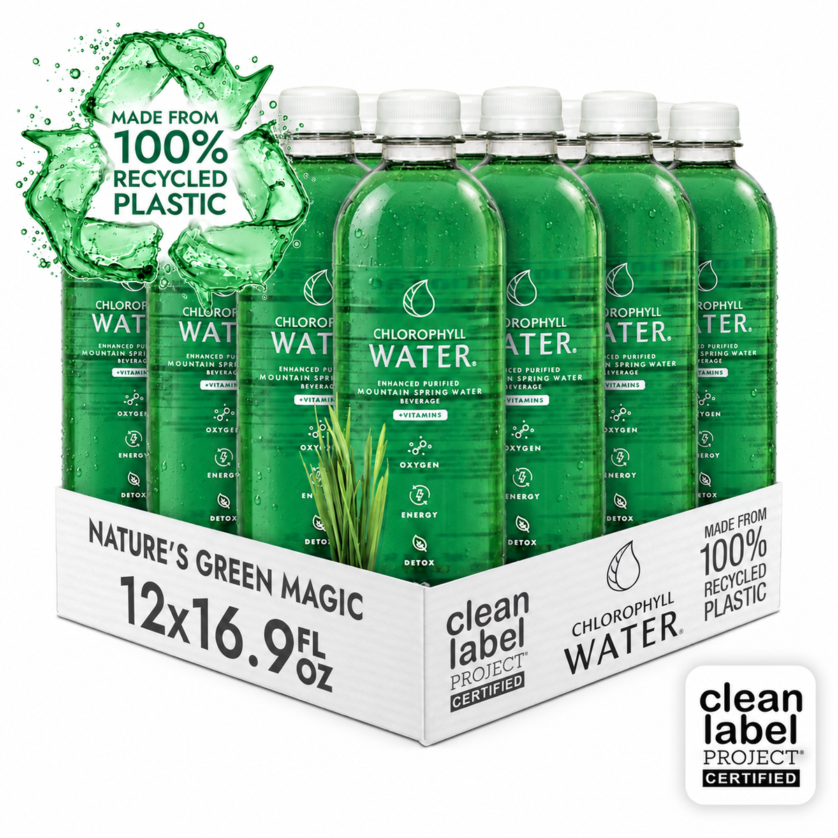 Chlorophyll Water (Clean Label Project Certified + Non-GMO)
