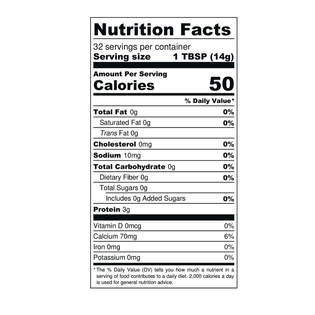 Beef Bone Broth Powder, Halal, Keto, Paleo, Gluten Free