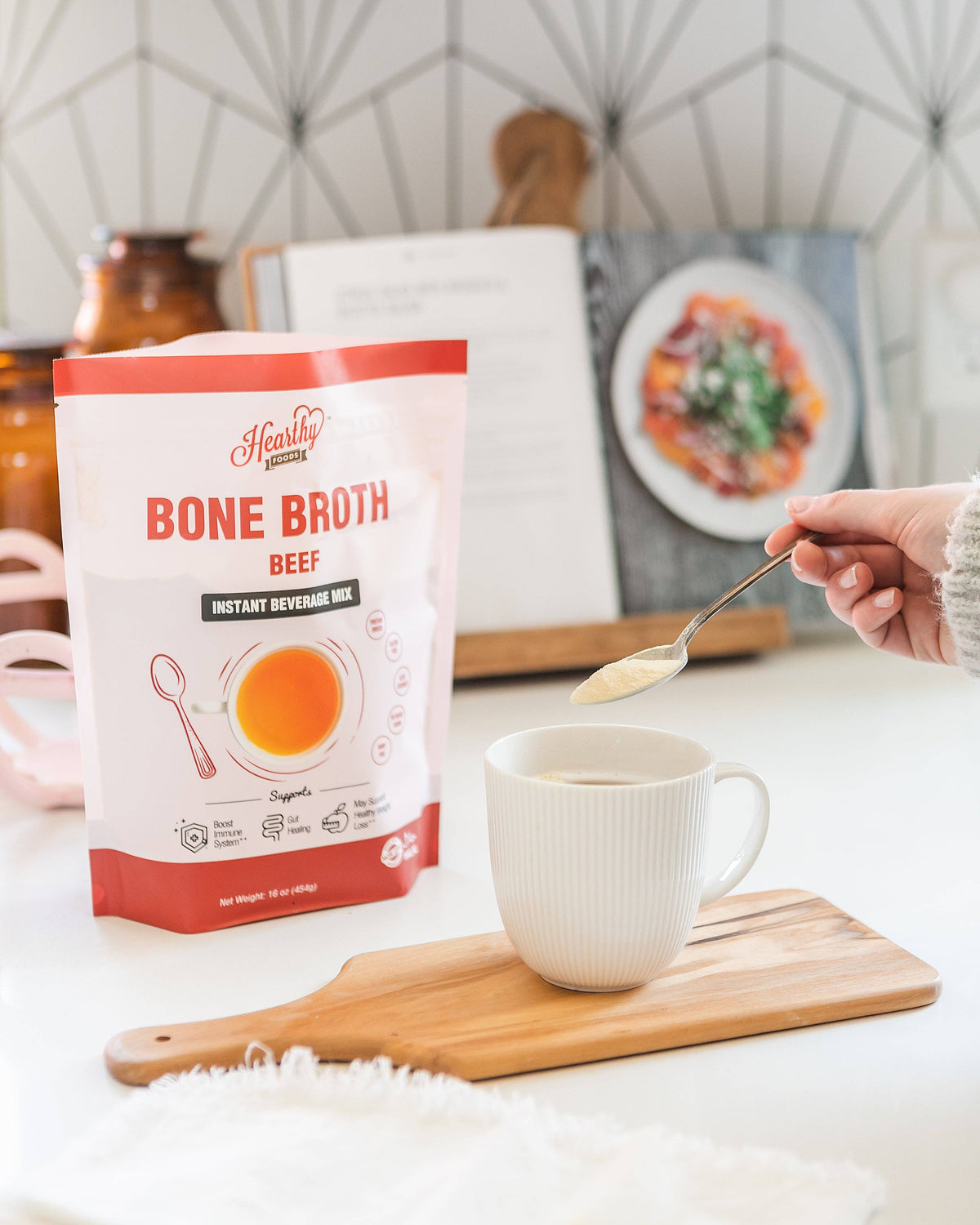 Beef Bone Broth Powder, Halal, Keto, Paleo, Gluten Free